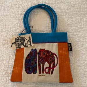 Laurel Burch Cat mini tote